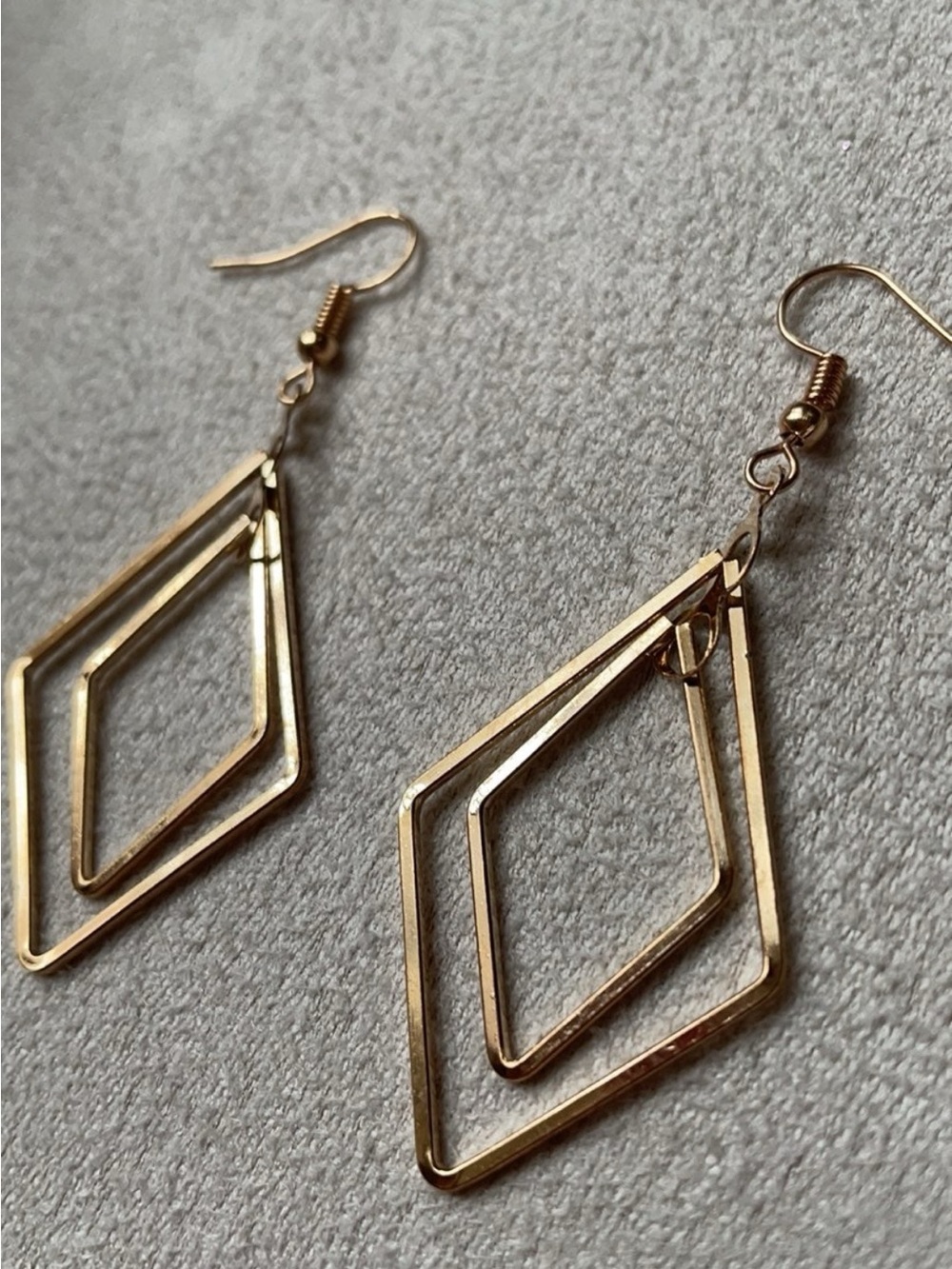 Diamond Drop Dangle Earrings